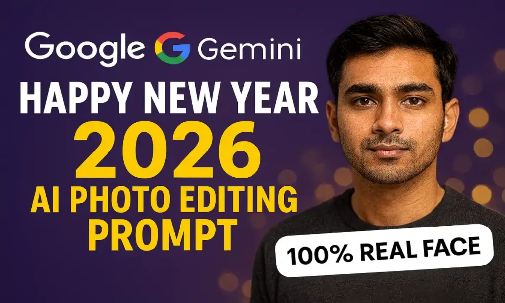 Google Gemini Happy New Year 2026 Ai Photo Editing Prompt